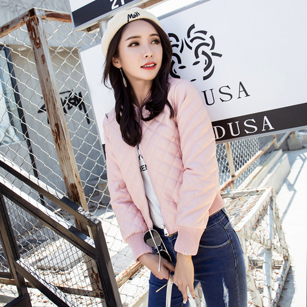 Спортно-ежедневно дамско яке с О-образна яка в черен и розов цвят