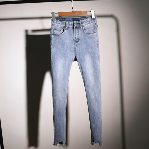 Egyszerű női farmer, mindennapi használatra alkalmas három színben