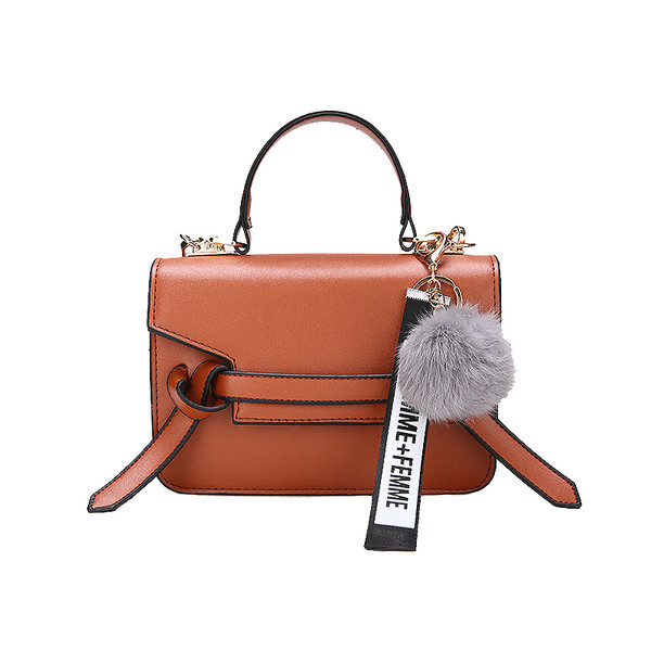 Öko bőrből készült tiszta női kézitáska pehely kiegészítővel három színben, mindennapi használatra alkalmas