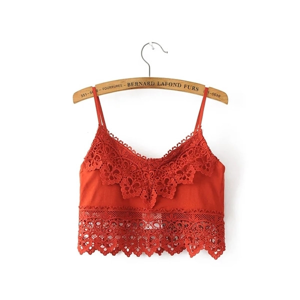 Bustiera de dama eleganta cu dantela in trei culori