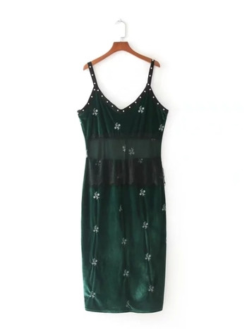 Γυναικείο φόρεμα σε πράσινο χρώμα