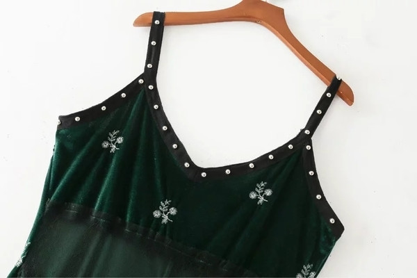 Rochie de vara de dama de culoare verde