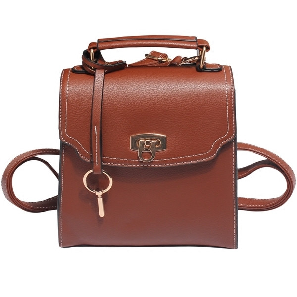 Öko bőrből készült tiszta női mini táska négy színben