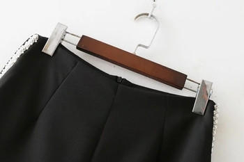 Спортно-елегантни къси дамски панталони с висока талия