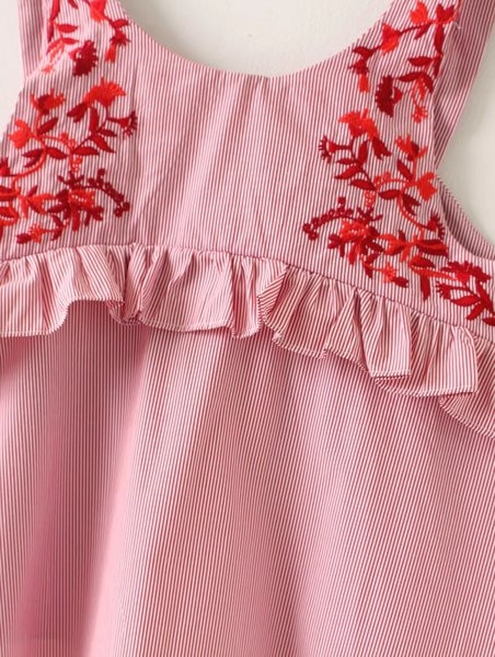 Rochie de damă proaspătă în dungi