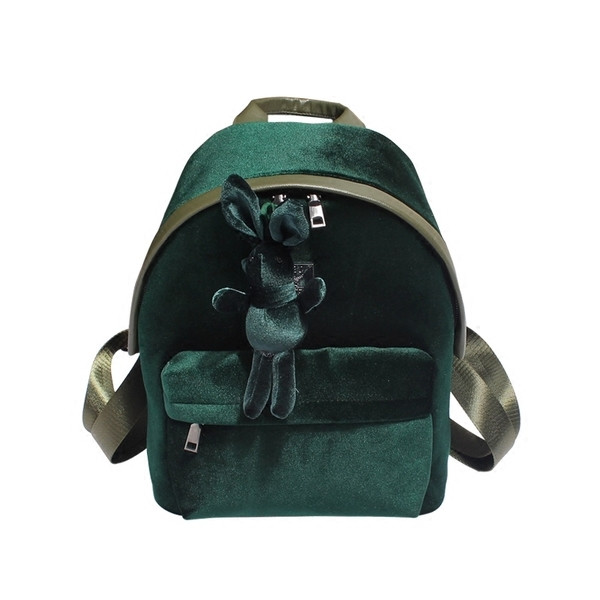 Egyszerű női hátizsák kiegészítővel három színben