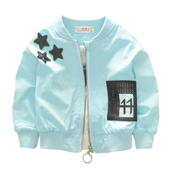 Jachetă unisex pentru copii sport de zi cu zi cu guler în formă de O și imprimeuri în trei culori