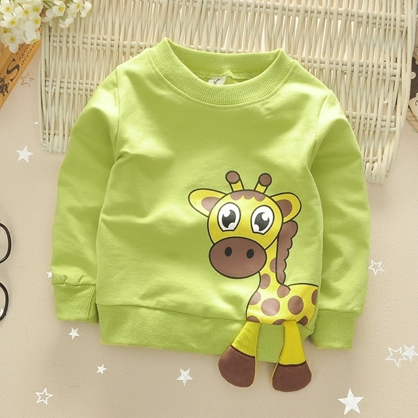 Alkalmi uniszex gyermekblúz O-alakú gallérral és vidám rátéttel, három színben