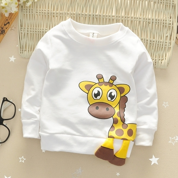 Alkalmi uniszex gyermekblúz O-alakú gallérral és vidám rátéttel, három színben