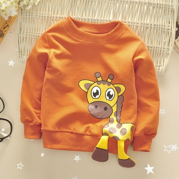 Alkalmi uniszex gyermekblúz O-alakú gallérral és vidám rátéttel, három színben