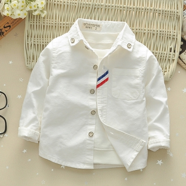 Stílusos gyerek felső ing fiúknak több színben