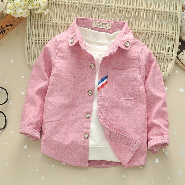 Stílusos gyerek felső ing fiúknak több színben