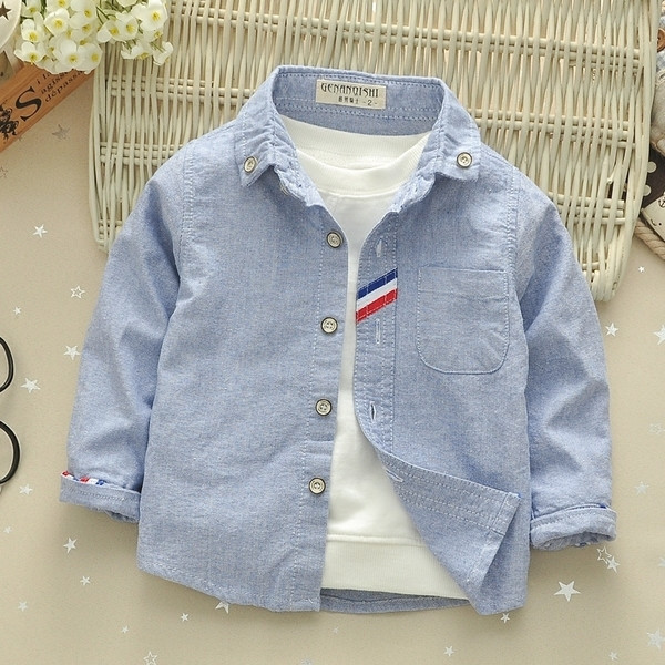 Stílusos gyerek felső ing fiúknak több színben