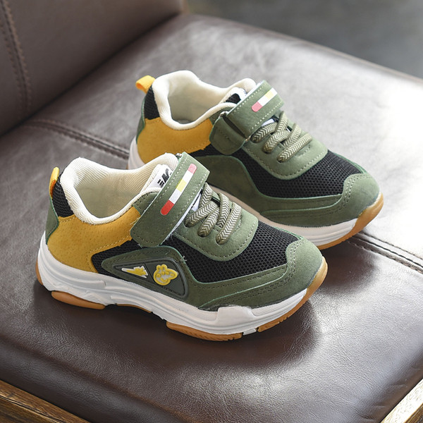 Adidasi sport pentru copii pentru baieti in albastru si verde