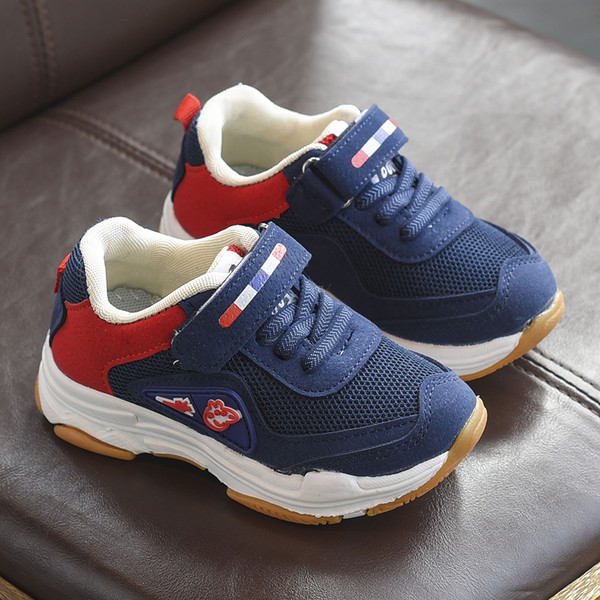 Adidasi sport pentru copii pentru baieti in albastru si verde