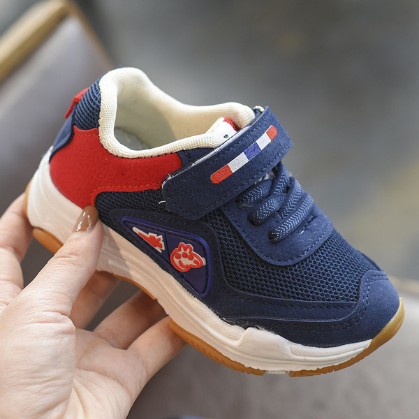 Adidasi sport pentru copii pentru baieti in albastru si verde