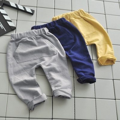Спортен ежедневен панталон за момчета тип потур в три цвята
