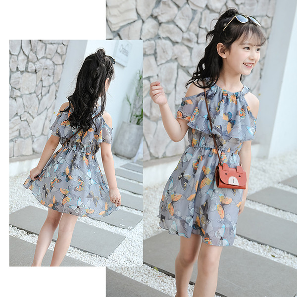 O rochie eterica pentru copii pentru fete in doua culori