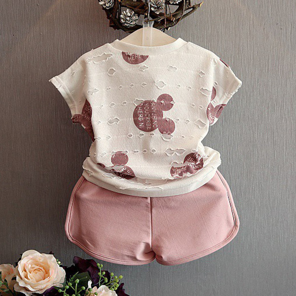 Gyerekkészlet lányoknak kétrészes nadrág + blúz