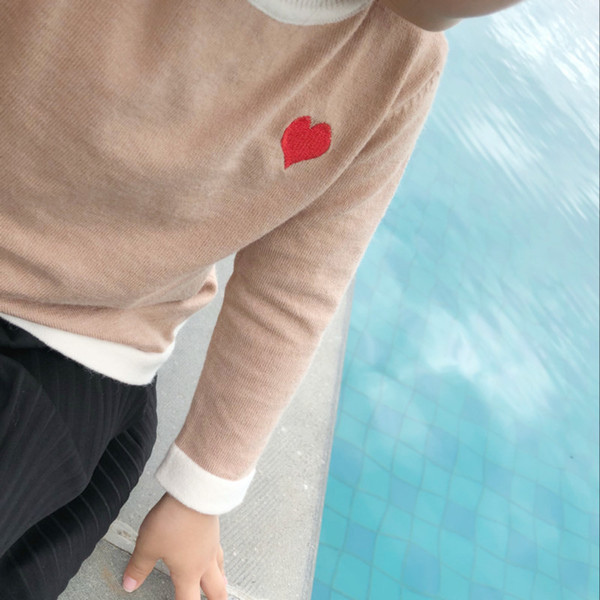 Pulover casual copii pentru fete cu mini aplicatie in mai multe culori