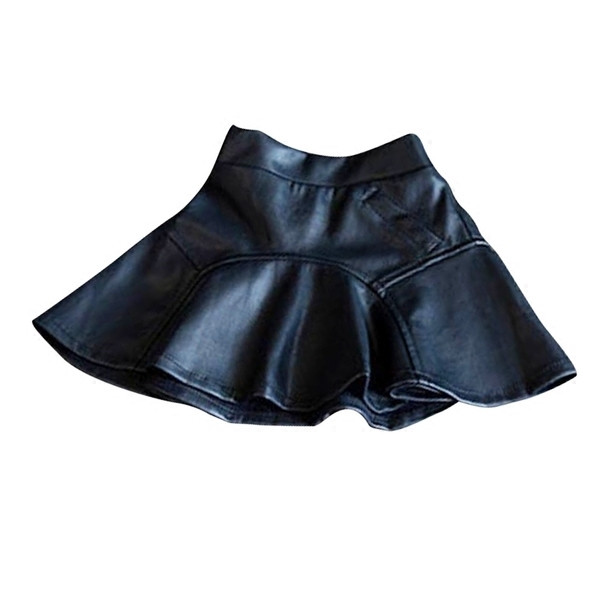 Fusta scurta din piele pentru fata