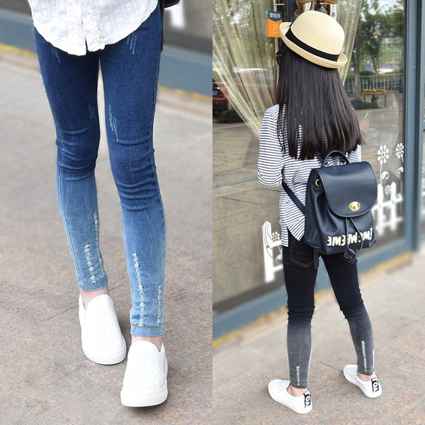 Blugi casual copii simpli in doua culori