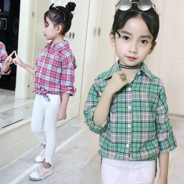 Παιδικό πουκάμισο  freestyle για κορίτσια σε δύο χρώματα