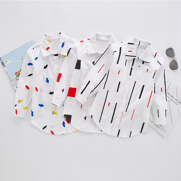 Κομψό παιδικό πουκάμισο για κορίτσια, διάφορα μοντέλα