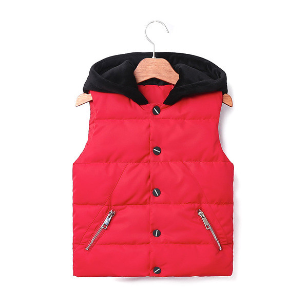 Σπορ-κομψό γιλέκο  με κουκούλα