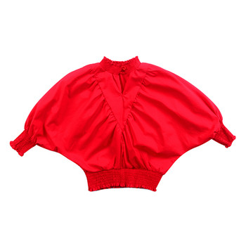 Модерна детска блуза за момичета в свободен стил в три цвята