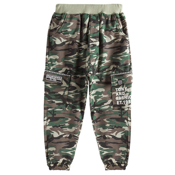 Pantaloni sport de camuflaj
