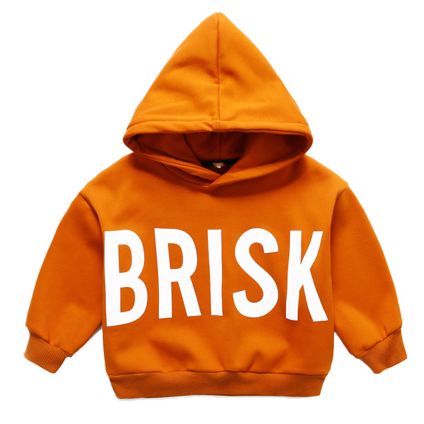 Ευρύ αθλητικό φούτερ με επιγραφή και κουκούλα για αγόρι