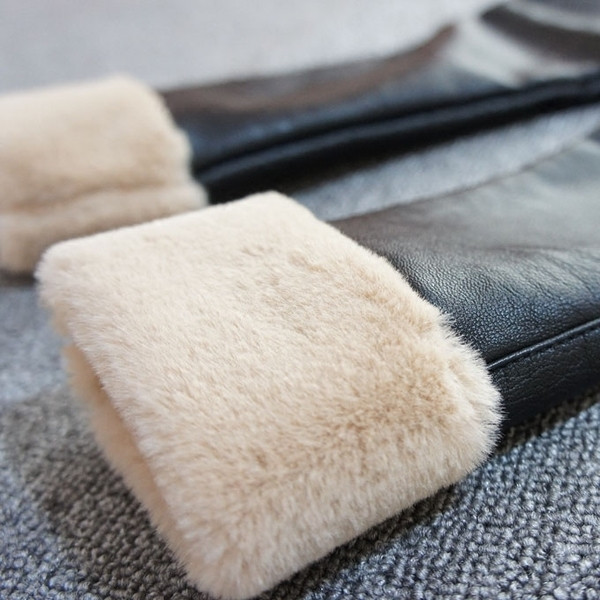 Παιδικό κολάν οικολογικό δέρμα με τσέπες για κορίτσια