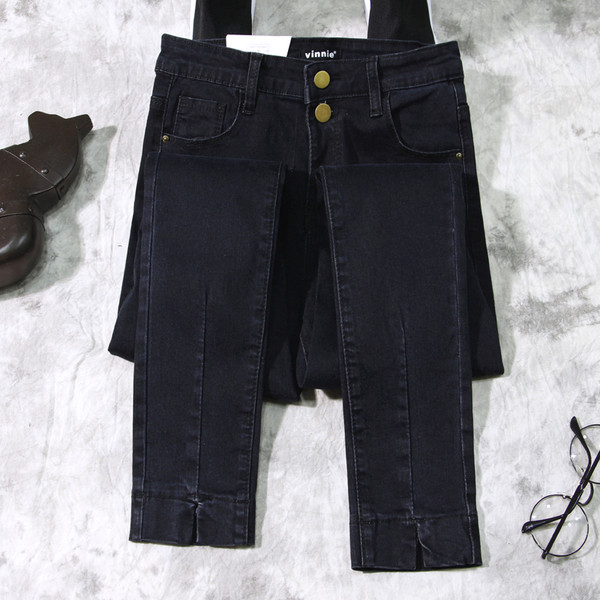 Семпли дамски дънки,подходящи за ежедневие в три цвята