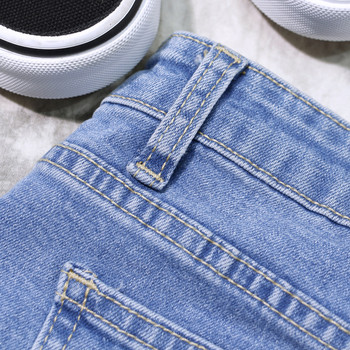 Απλά short jeans τζιν σε τρία χρώματα
