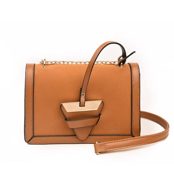 Μικρή γυναικεία τσάντα  από οικολογικό δέρμα στον ώμο σε δύο χρώματα