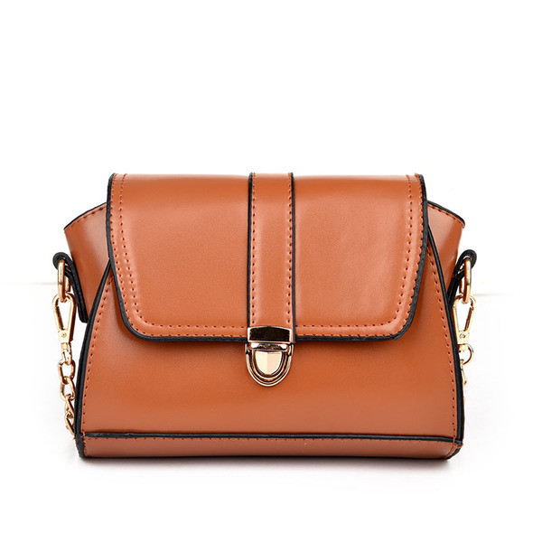 Απλή γυναικεία τσάντα μίνι με μεγάλη λαβή σε διάφορα χρώματα