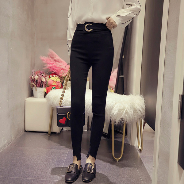 Γυναικείο κολάν με υψηλή μέση  και πόρπη