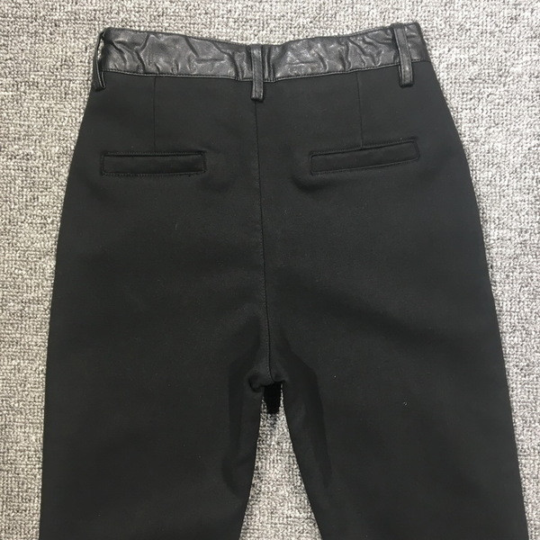 Jambiere dama cu fermoar si buzunare din piele ecologica