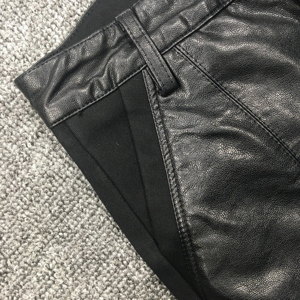 Jambiere dama cu fermoar si buzunare din piele ecologica