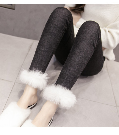 Blugi dama model Slim cu puf
