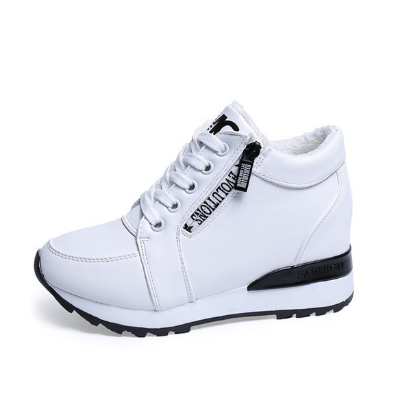 Adidasi de dama cu platforma interna in doua culori