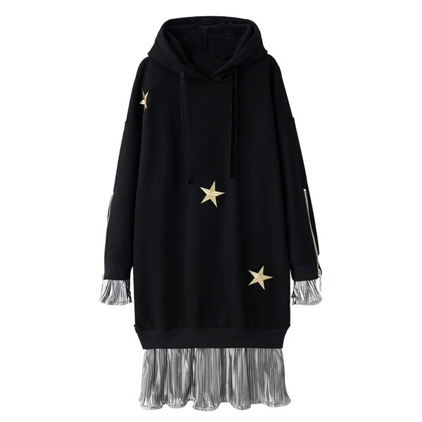 Γυναικείο αθλητικο κομψό φόρεμα  και κουκούλα