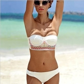 Γυναικείο μαγιό σε λευκό χρώμα