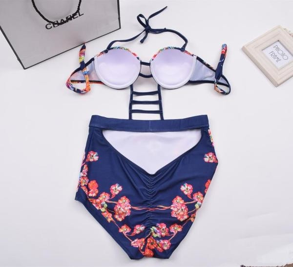 Γυναικείο μαγιό πλήρους μήκους με έγχρωμο μοτίβο