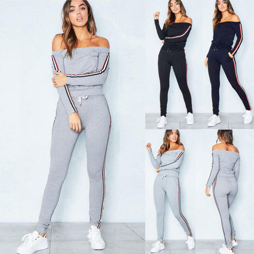 Αθλητικό γυναικείο σετ δύο μερών σε τρία χρώματα