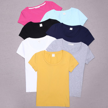Дамска изчистена тениска в различни цветове,подходяща за ежедневие