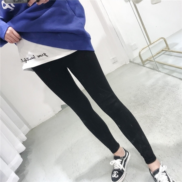 Γυναικείο ελαστικό κολάν με επιγραφή