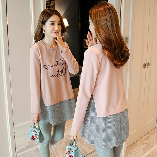 Set zilnic de bluză și jambiere pentru gravide în diferite culori