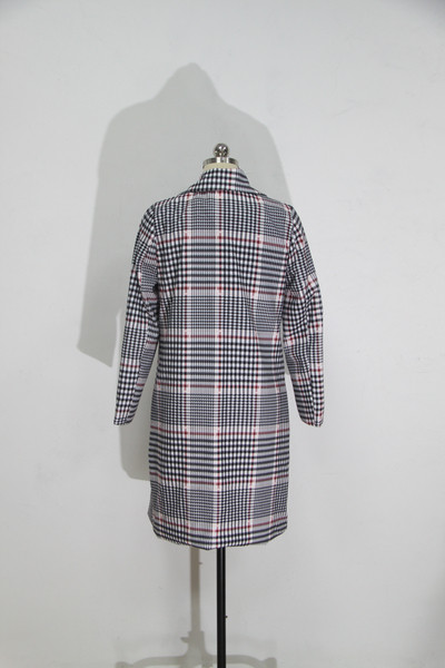 Ανοιξιάτικο-φθινόπωρο γυναικείο σακάκι σχήματος V με ντεκολτέ σε σχήμα V, κατάλληλο για τη  καθημερινή ζωή